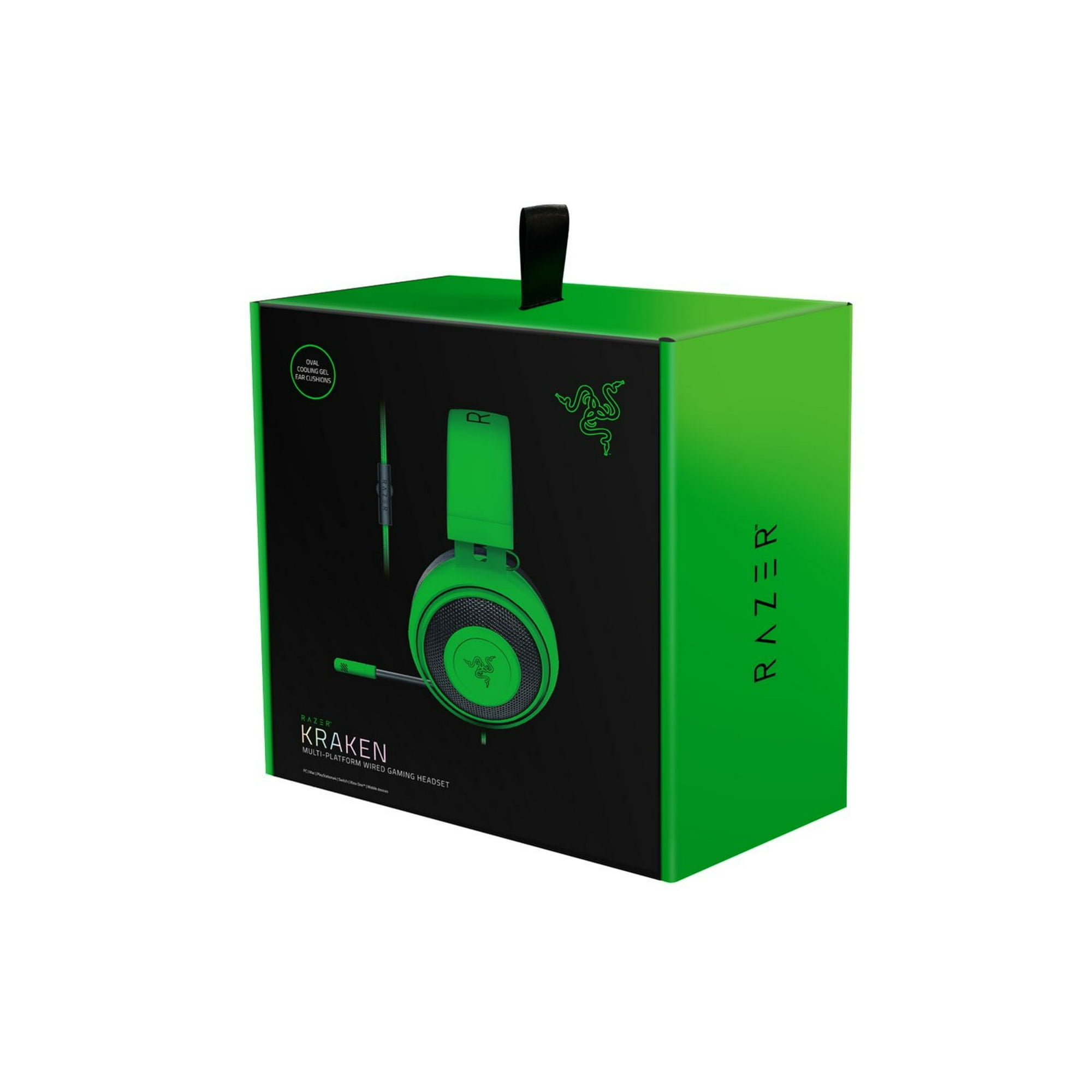 Razer  Kraken Green 【RZ04-02830200-R3M1】 Razer Gaming Headset Kraken 3.5mm Green | Gamezone.ge