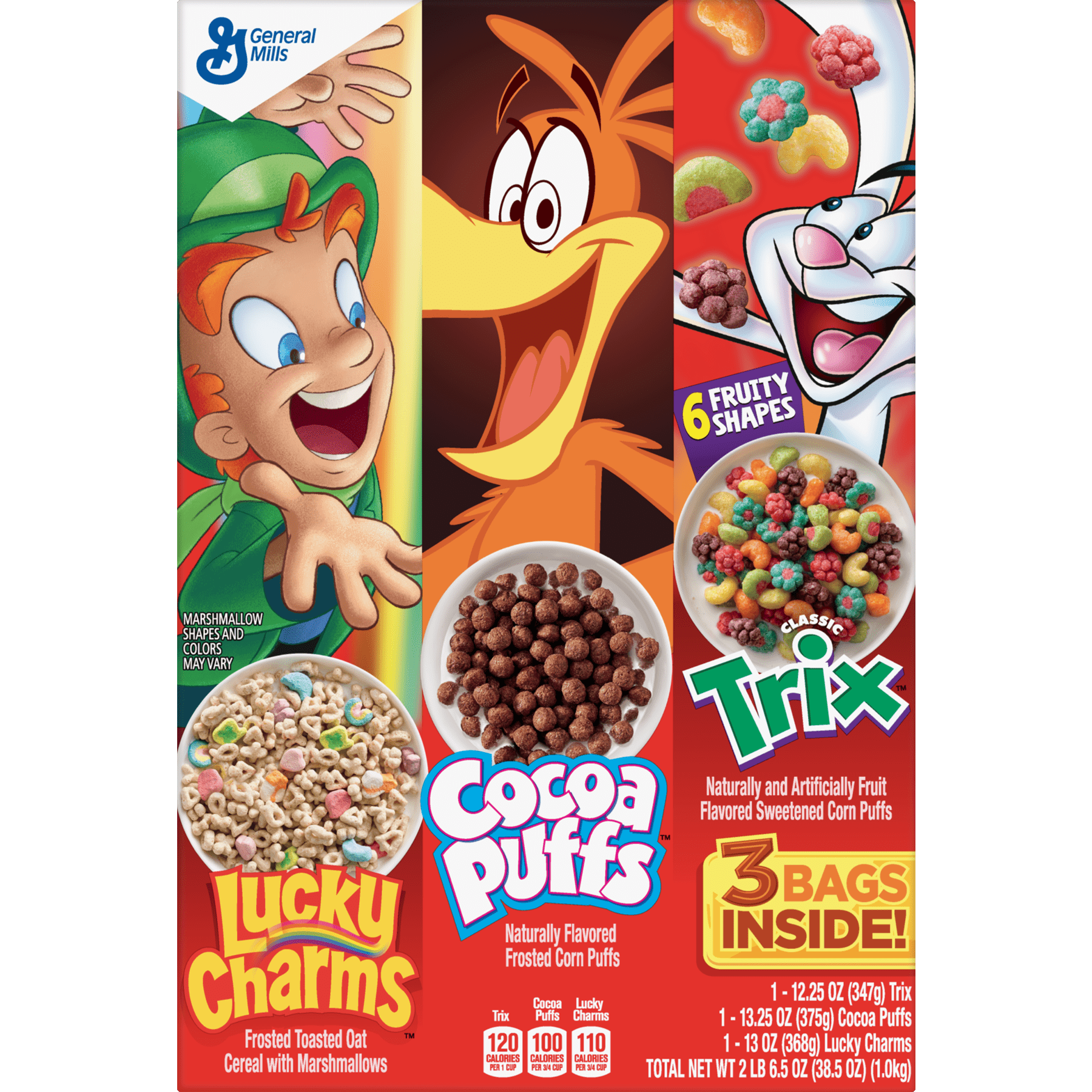 General mills trix lucky charmas cocoa puffs playerxoler