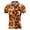 OTHER&&100, variant on CONROSES Mens Short Sleeve Disco Polo Shirts Floral Graphic Collared Polo Shirt for Men Casual Golf Shirts