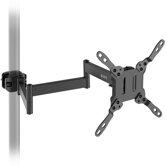 VIVO Long Arm Monitor Pole Mount Monitor Arm VESA Plate, Fits 23"-43" Screens