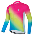 thumbnail image 3 of Nueva camiseta de ciclismo de equipo para hombre, camiseta de manga larga para bicicleta de montaña, camiseta de secado rápido para deportes al aire libre y carreras de bicicletas, 3 of 5