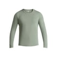 thumbnail image 3 of Athletic Works Men's and Big & Tall Men's Tri-Blend Tee with Long Sleeves, Sizes XS-4XLT, 3 of 5