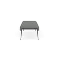 thumbnail image 3 of Waterfall Reception Waiting 3-Seat Bench / Charcoal Steel / Light Gray, 3 of 5