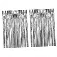 thumbnail image 3 of S SERENABLE 2Pcs Foil Fringe Curtains Foil Curtain Backdrop Party Decorations Photo Background Backdrop for Anniversary Birthday Carnival, 3 of 8