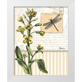 thumbnail image 3 of Paul Brent 12x14 White Modern Wood Framed Wall Art Titled - Botanical Collage II, 3 of 5