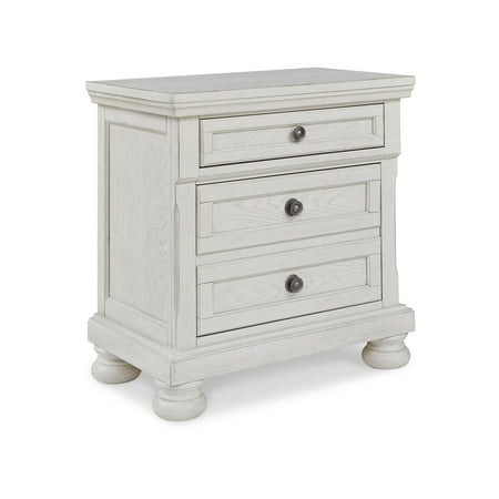 Signature Design by Ashley Robbinsdale 2 Drawer Nightstand Antique White