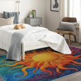thumbnail image 4 of Celestial Rugs for Bedroom - Celestial Rug & Home Decor, Boho Burning Sun Rugs for Entryway, Washable Rugs, 3x5 Area Rug, Non Slip Soft Low Pile Indoor Door Mat, Aesthetic Carpet & Room Decorations, 4 of 7
