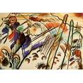 thumbnail image 2 of Kandinsky, Wassily 24x18 Black Ornate Wood Framed with Double Matting Museum Art Print Titled - Improvisation no.28a 1911-12, 2 of 4