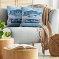 thumbnail image 5 of Ambesonne Fishing Theme Throw Pillow Cover 2 Pack, Throat Fish USA Flag, 24", Multicolor, 5 of 5