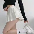 thumbnail image 3 of Zoki Sexy Women Pleated Skirts High Waist Summer Vintage Mini Skirts Korean Tennis Student White Designed Dance Skirt, 3 of 10