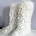 thumbnail image 2 of Women's Winter Faux Fur Beach Wool Boots Are Warm Fluffy and Knee High Snow Boots, 2 of 4
