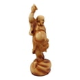 thumbnail image 4 of Ebros Feng Shui Hotei Dancing Buddha with Gold Ingot and Money Bag Statue 11" H, 4 of 5