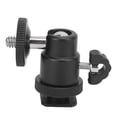 thumbnail image 2 of Mini Rótula de bola ANGGREK Adaptador de Tornillo de 1/4 de pulgada para trípode Disparo vertical 90, 2 of 8