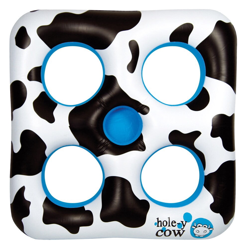 Poolmaster Hole-Y Cow Island Inflatable Pool Toy