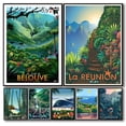 thumbnail image 2 of Póster de viaje nórdico, ilustración de vacaciones estéticas, pintura en lienzo, arte de pared, imágenes, decoración del hogar, decoración de habitación kawaii, 2 of 5