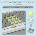 thumbnail image 5 of AJAZZ AK820 Mechanical Keyboard with CNC Knob Control, 75% ANSI Layout, 81Keys Gasket Mount Wired Gaming Keyboard, 5 Sound Absorbing Foam Hot-swap for PC, MAC, 5 of 8