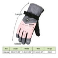 thumbnail image 2 of PMVFHDE Ski Gloves Adults Unisex Winter Warm Windproof Outdoor Snowboarding Riding Glove, 2 of 7