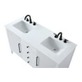 thumbnail image 5 of Elegant Lighting VF29654DGR Blakely 54" Free Standing Double Basin Vanity Set - Grey, 5 of 7