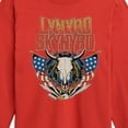 thumbnail image 3 of Lynyrd Skynyrd - Americana Steer Skull - Toddler & Youth Long Sleeve Graphic T-Shirt, 3 of 5