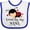 White and Royal, variant on Inktastic Loved by My Nana Grandchild Boys or Girls Baby Bib