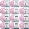 Spinrite Bernat Baby Blanket Big Ball Yarn - Pretty Girl, 1 Pack of 12 Piece
