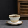 thumbnail image 3 of Espresso Cup With Base 140ml/4.7oz Vintage Style Ceramic Coffee Cups, 3 of 11