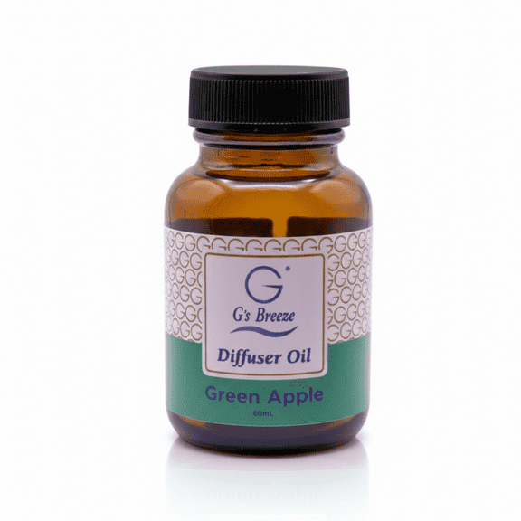 G's Breeze Green Apple Diffuser Oil - Crisp apple diffuser oil with sweet, refreshing aroma for home or office.