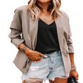 thumbnail image 1 of Womens Suit Coat Jacket Open Front Long Sleeve Work Office Blazer, 1 of 4