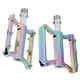 thumbnail image 5 of Pedales de bicicleta de montaña coloridos de aleación de aluminio, juegos de pedales planos ligeros para bicicleta, 5 of 10