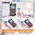 thumbnail image 4 of ANENG Backlit NCV Digital Multimeter Portable 9;99A Voltmeter Ammeter Ohmmeter AC/DC Voltmeter Auto Range Tester Volt Ohm Measurement Meter with Flashlight, 4 of 9