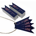 thumbnail image 3 of Inkdotpot Real Rose Gold Foil Made With Love Text Tags Favor Hang Paper Tags 100 Pieces, 3 of 6