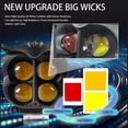 thumbnail image 3 of Par Faros De Auxiliares 4 Ojos Led Lupa Moto Y Auto 5 Modos, 3 of 8