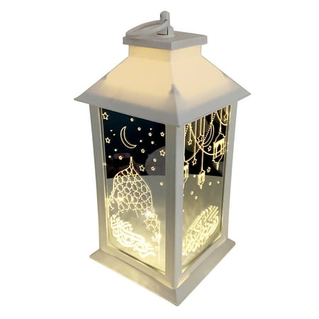 

Ramadan LED Hanging Lantern Eid Mubarak Muslim Antique Night Light Ornament Lamp
