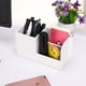 thumbnail image 4 of Organizador de escritorio PU Leder 3 fach Vhermosa MZQ-0060 Blanco, 4 of 7