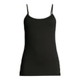 thumbnail image 4 of Time and Tru Women's Cami Tank Top, 3-Pack, 4 of 16