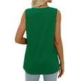 thumbnail image 5 of Otvok Womens Spring/Summer Tank Top Solid Color Casual V-Neck Sleeveless Top, 5 of 6