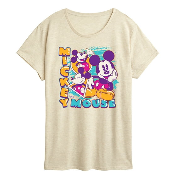 Disney - Mickey Collage - Women's Short Sleeve Graphic T-Shirt