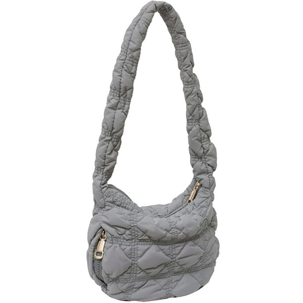 Bolsos tipo hobo con burbujas para mujer, bolso de mano acolchado para mujer, bolso acolchado, bolso de mano ligero y acolchado, bolso de hombro acolchado
