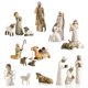 thumbnail image 2 of Conjunto de 20 piezas de adornos navideños con forma de manto del nacimiento de Jesús, regalo de Navidad de María, artesanías de resina, 2 of 4