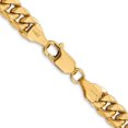 thumbnail image 2 of Auriga Fine Jewelry 14K Yellow Gold 6.75mm Miami Cuban Chain Necklace 22inch for Women, 2 of 6
