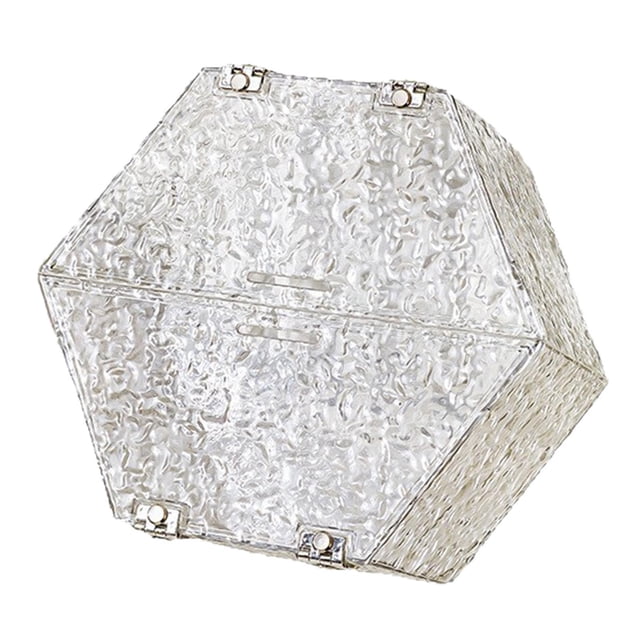 yuksok Gift Box for Presents with Lid Closure for Anniversary Graduations Christmas Hexagonal