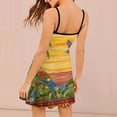 thumbnail image 2 of Tropical Sunset Parrots Paradise Birds Sleeveless Dresses Slip Dress Women's Dresses Dresses For Womens, 2 of 6