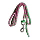 thumbnail image 2 of Cuerda de plomo para caballos para guiar caballos, perros u ovejas de entrenamiento Correa duradera para caballos 25 metros verde rosa, 2 of 9