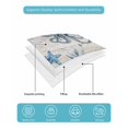 thumbnail image 5 of Quilts Twin Size Bedding Set, Blue Coastal Octopus Lightweight Quilted Comforter, Summer Vintage Ocean Sea Coral Shells Soft Reversible Bedspread Coverlet with Pillow Covers for All Season, 68" x 86", 5 of 7