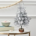 thumbnail image 6 of Christmas Tree Artificial Christmas Pine Tree Mini Christmas Tree Desktop,Bottle Brush Fake Trees with Wooden Base for Table Top Christmas Indoor Home Decor Holiday Party Gifts, 6 of 6