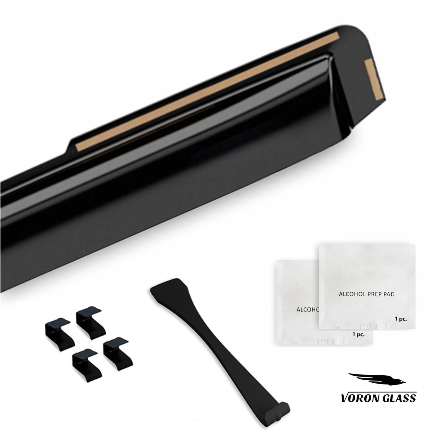 Voron Glass in-Channel Extra Durable Rain Guards for Kia Sorento 2021-2026, Window Deflectors, Vent Window Visors, 4 Pieces - 220216