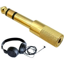 1/4 to 1/8 Audio Adapter - Gold Plated Buniq, 6.35mm Male to 3.5mm Female Headphone Jack Plug