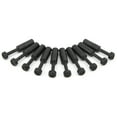 thumbnail image 3 of 1/4in Pipe Plug, Anti-Wear 100pcs Durable Pipe End Plug, For Direct Installation Accurate Size, 3 of 8
