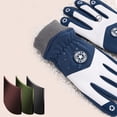 thumbnail image 4 of NAISIBABY Girls Winter Gloves, Thick Fleece-Lined Waterproof Gloves for Snow Cycling Non- Grip Outdoor Play Blue Size 4T, 4 of 6