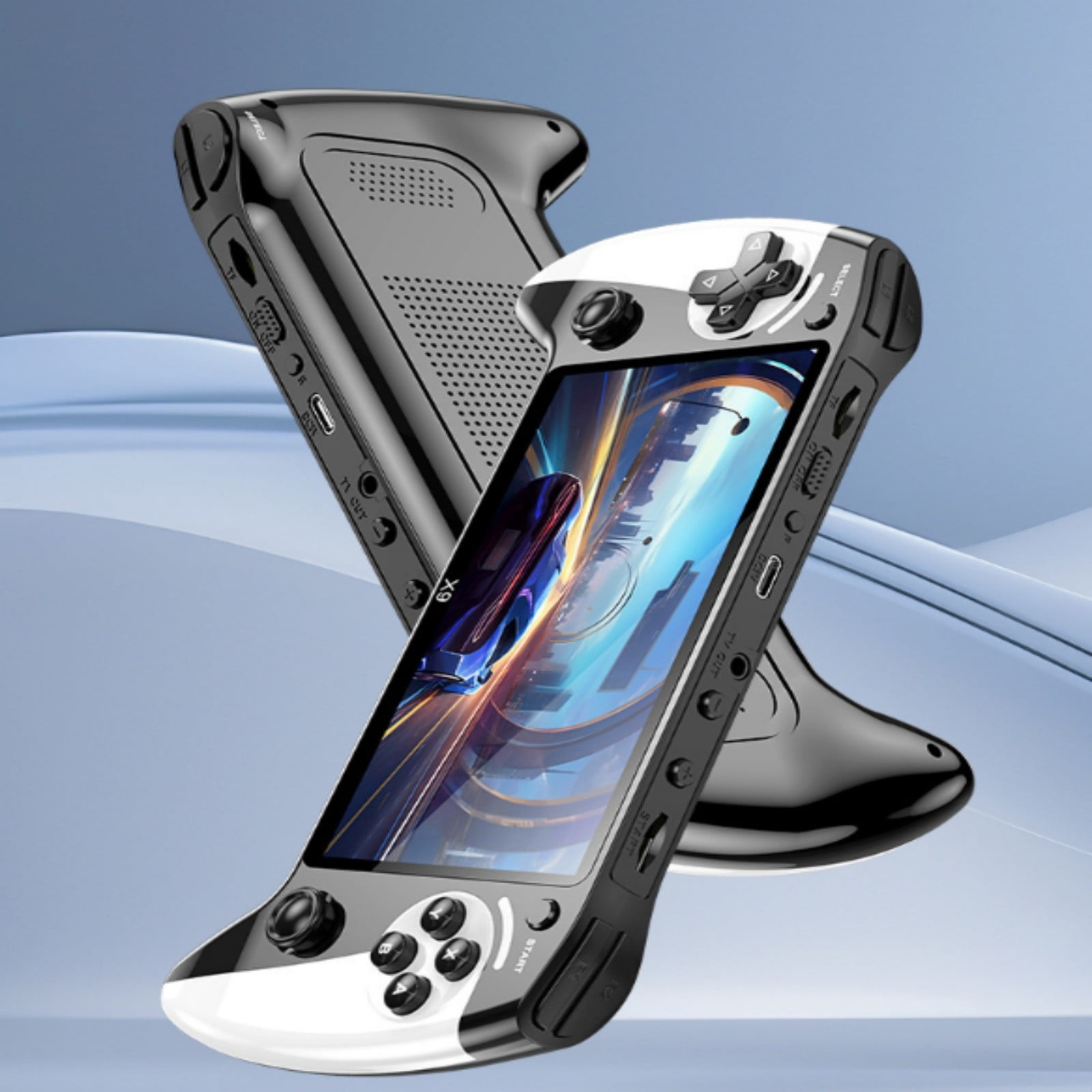 X9 Handheld Game Console 1500mAh Battery Capacity Supports 128GB 5.5 Inch Screen Supports Multiple Game Formats And Button Operation.